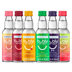 SodaStream pack frontal mostrando las seis botellas y ahorro