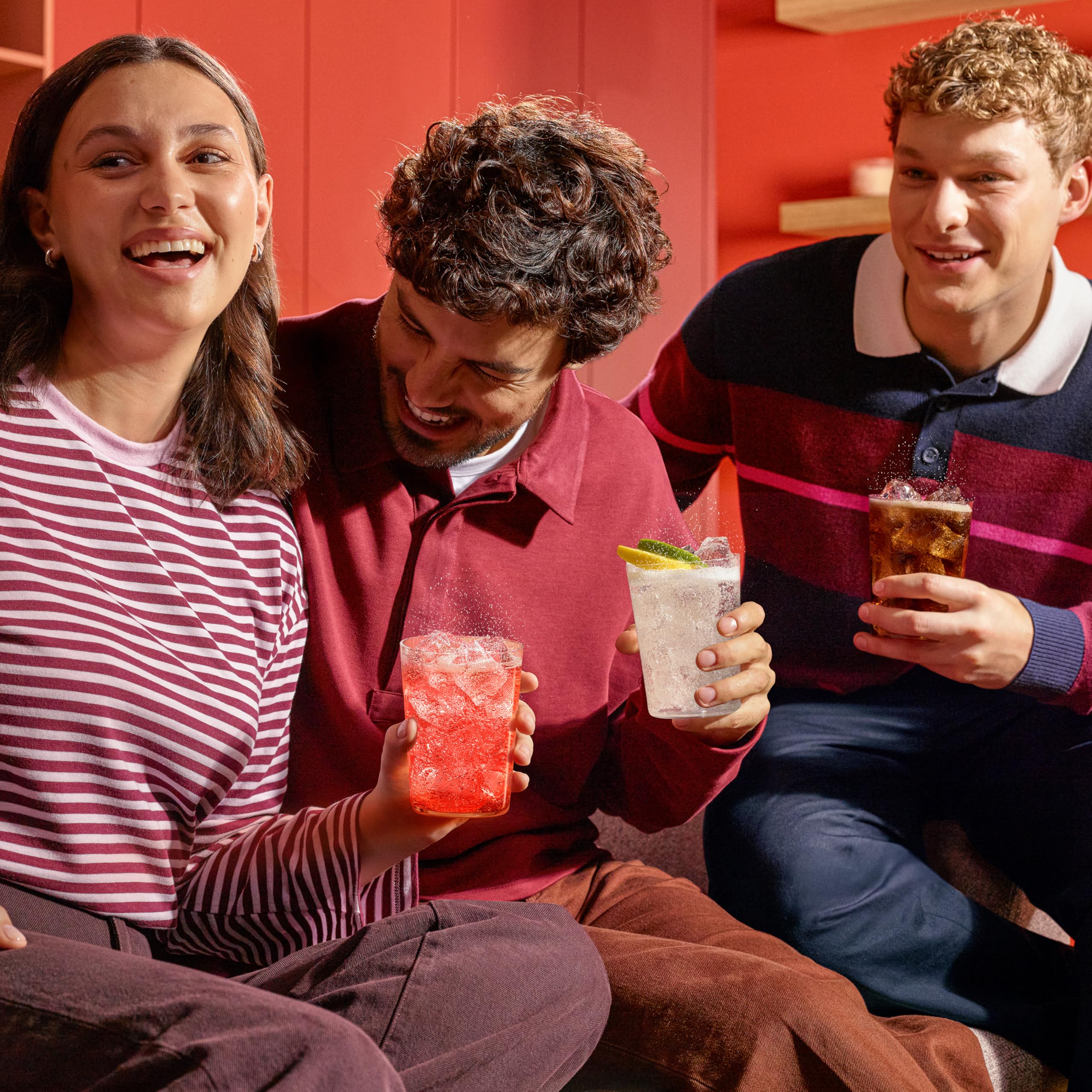sodastream primer plano de beneficios vitamínicos en la etiqueta