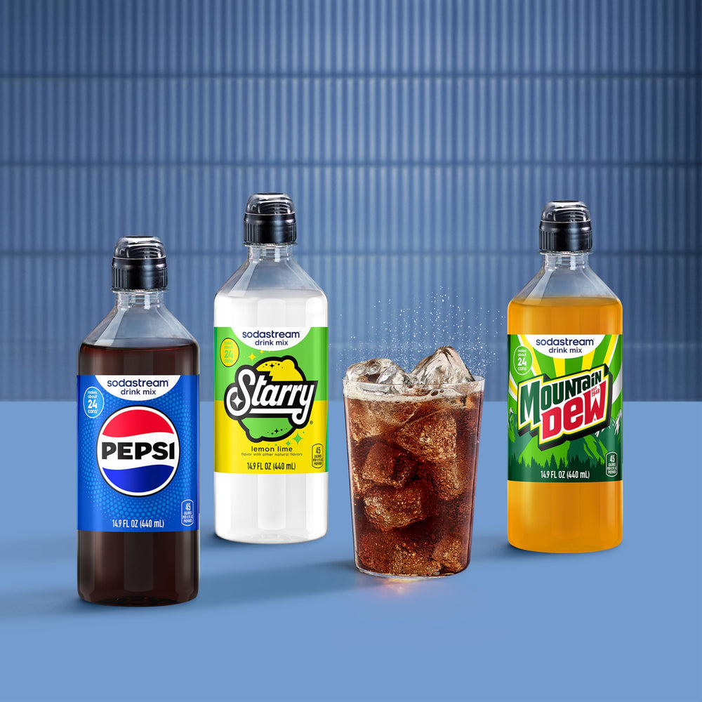 sodastream ingredientes y medidas sobre plato para dosificación precisa