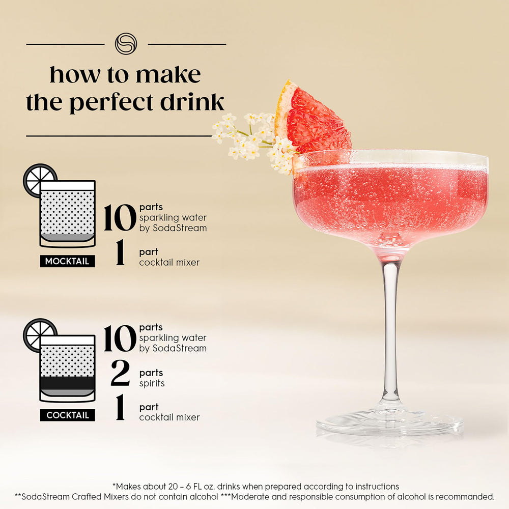 SodaStream mesa de fiesta con mixers y vasos para reuniones y celebraciones
