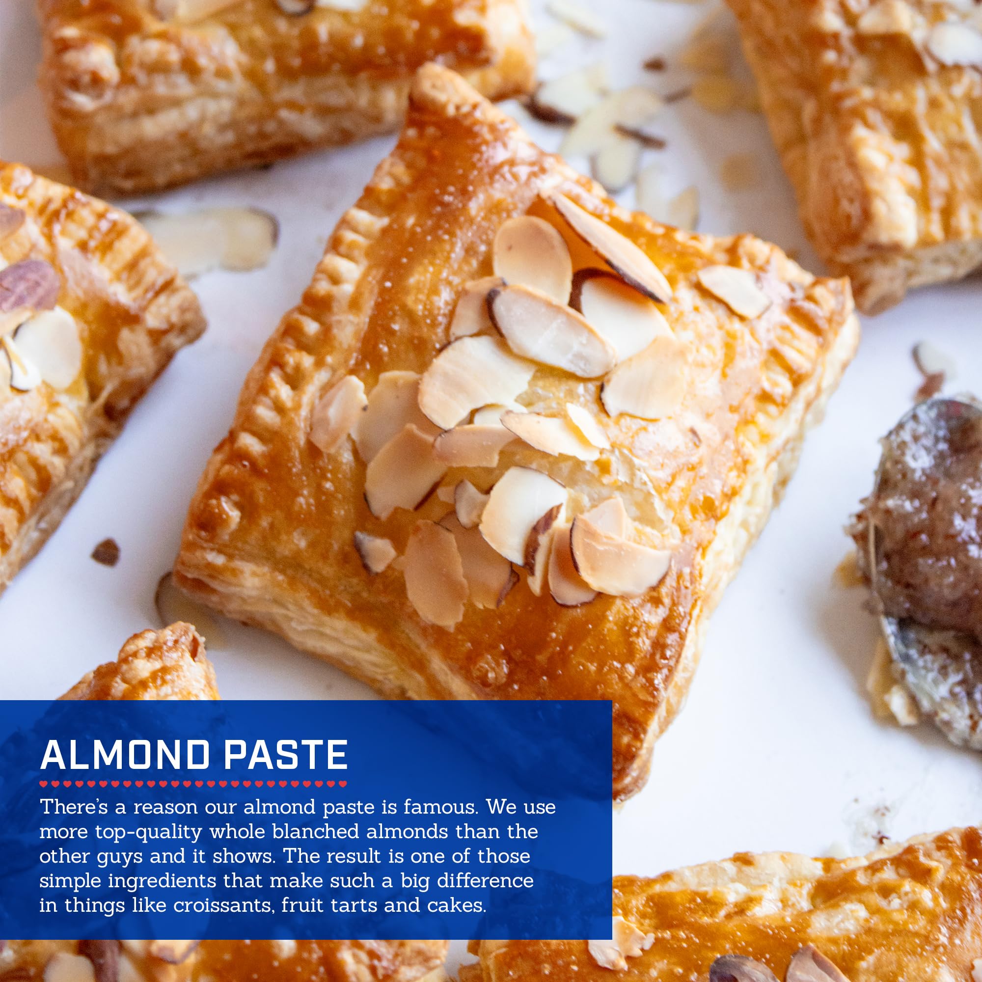 SOLO textura cremosa de la pasta de almendra con mayor almendra