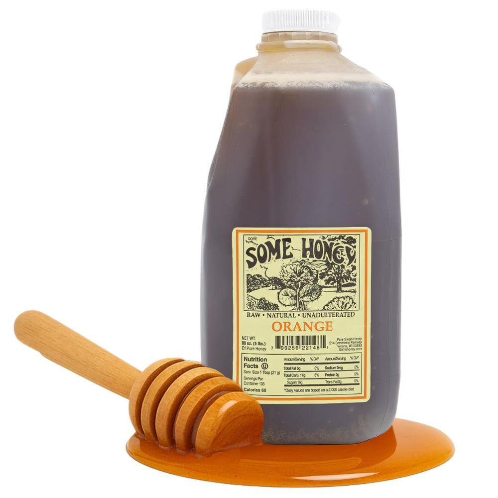 Some Honey envase frontal de 80 oz con aroma cítrico