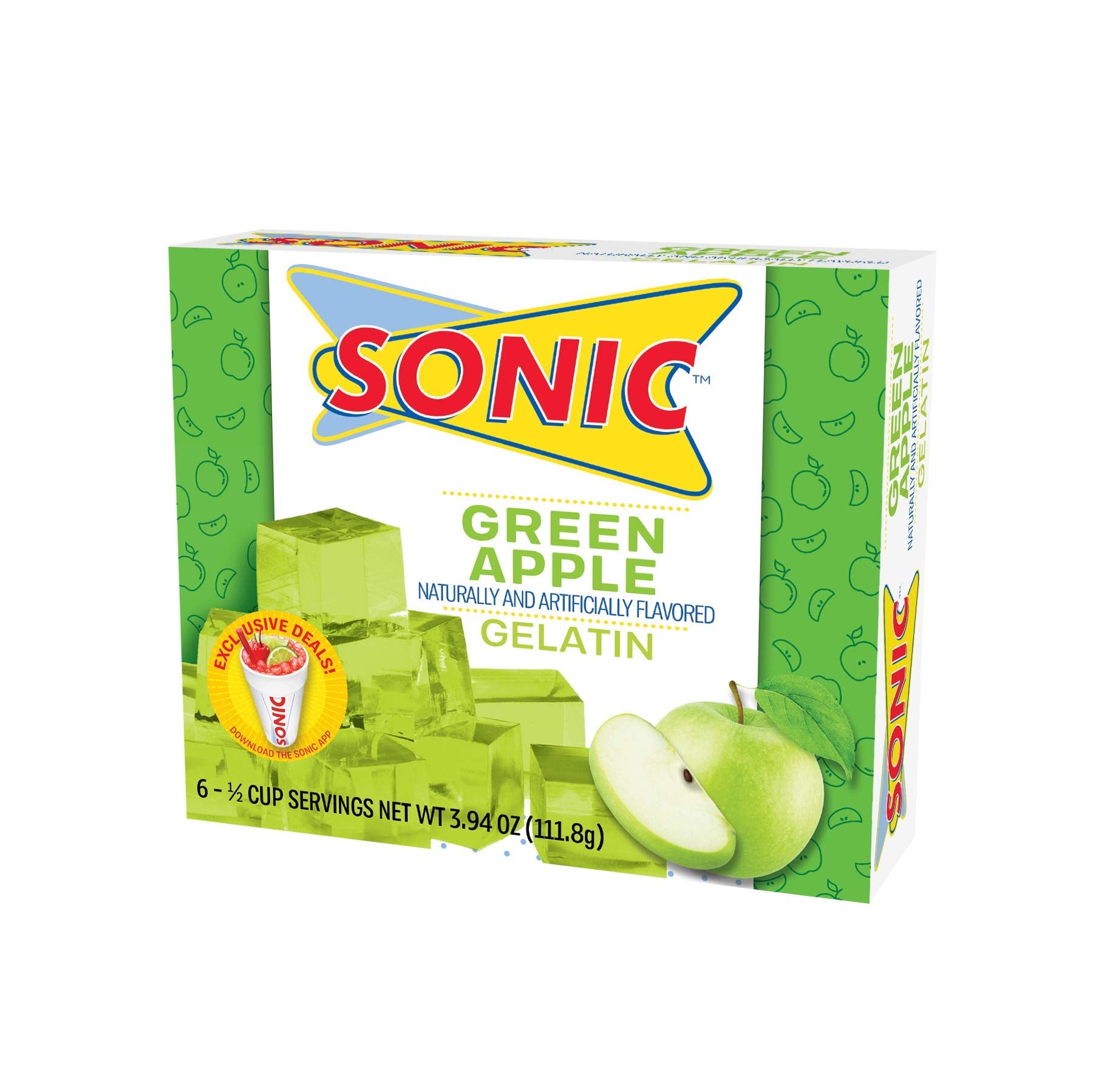 Sonic The Hedgehog gelatina en mano para comparar tamaño y facilidad de transporte