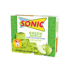Sonic The Hedgehog gelatina en mano para comparar tamaño y facilidad de transporte