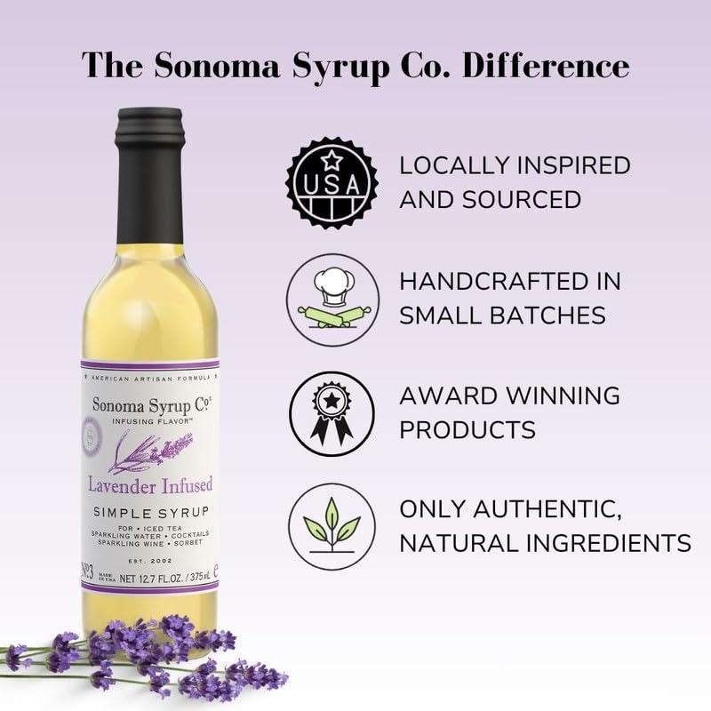 Sonoma Syrup Co detalle de textura del jarabe mostrando consistencia y brillo