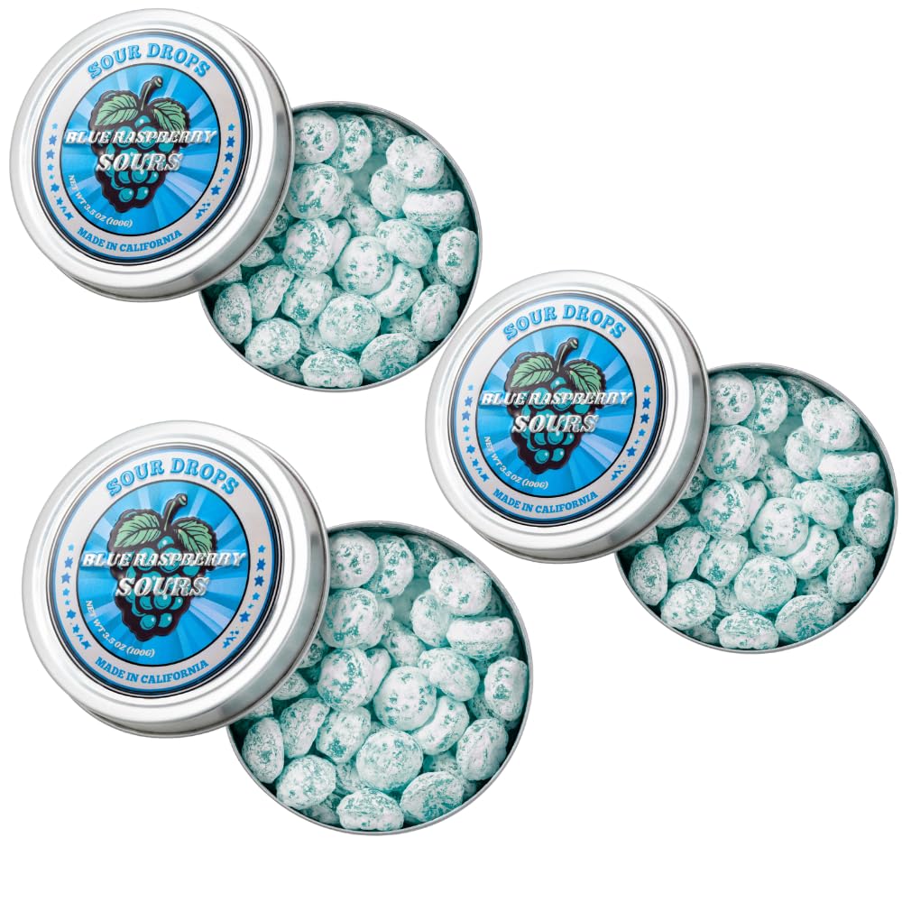 Sour Drops lata frontal mostrando diseño reutilizable y protección del producto