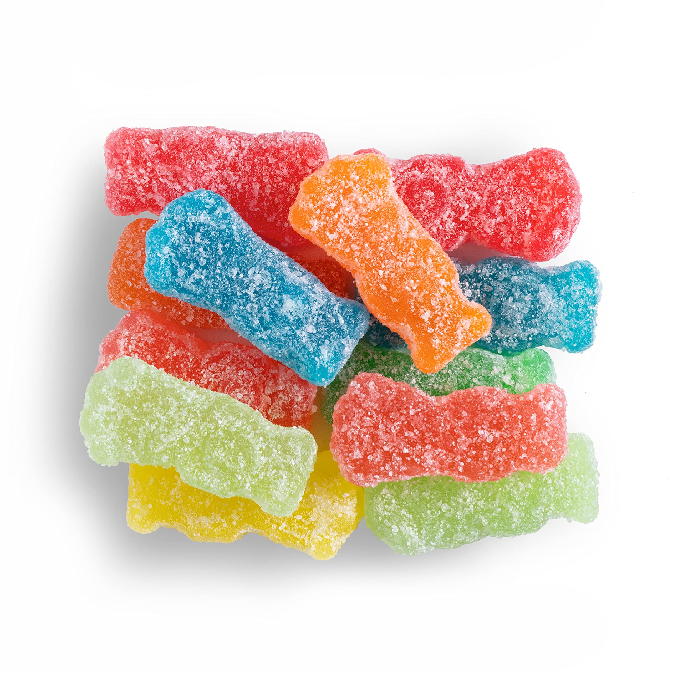 Sour Patch Kids bolsa abierta vertiendo gomitas para servir rápidamente