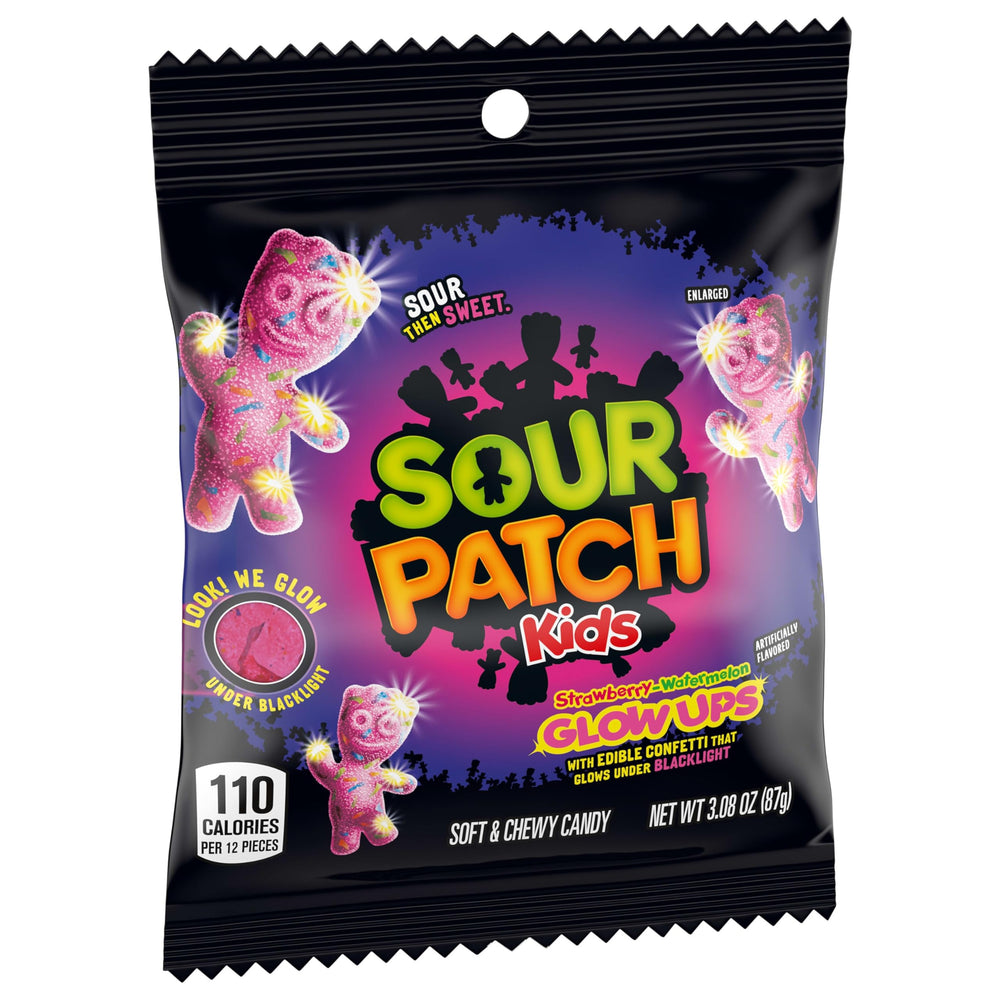 SOUR PATCH KIDS caja a granel con las doce bolsas incluida presentación