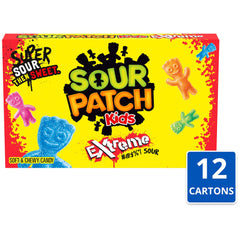 Sour Patch Kids caja abierta con gominolas listas para comer y compartir