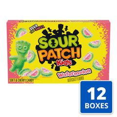 SOUR PATCH KIDS caja abierta mostrando las gomitas selladas dentro
