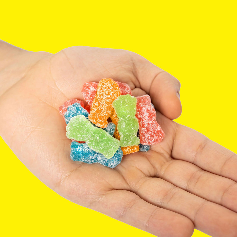 Sour Patch Kids etiqueta nutricional en detalle para revisar ingredientes