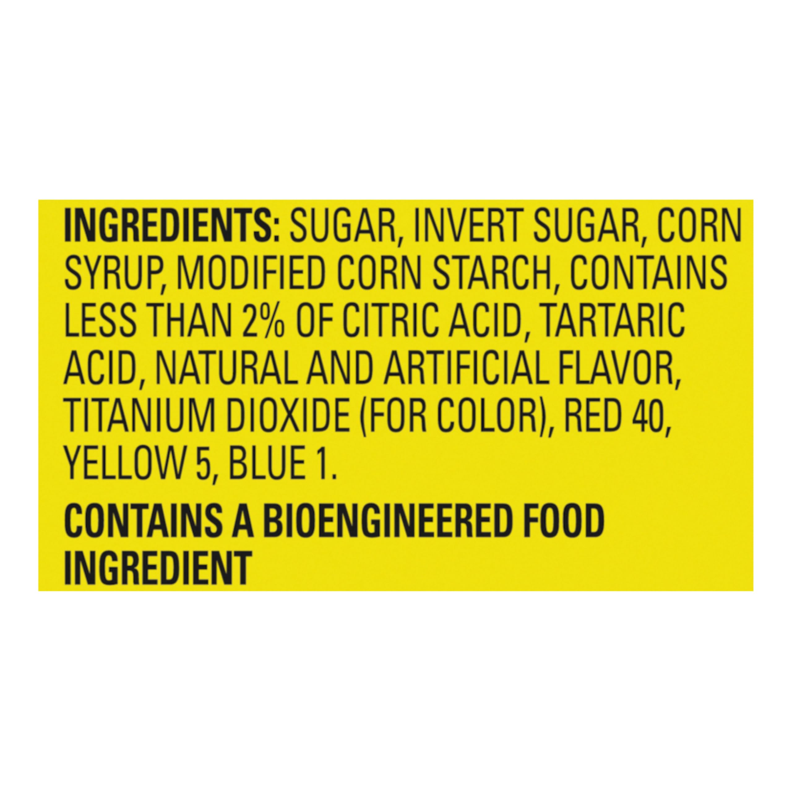SOUR PATCH KIDS primer plano de la textura masticable y suave