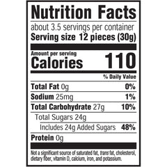 Sour Patch Kids etiqueta nutricional legible y detalle de ingredientes