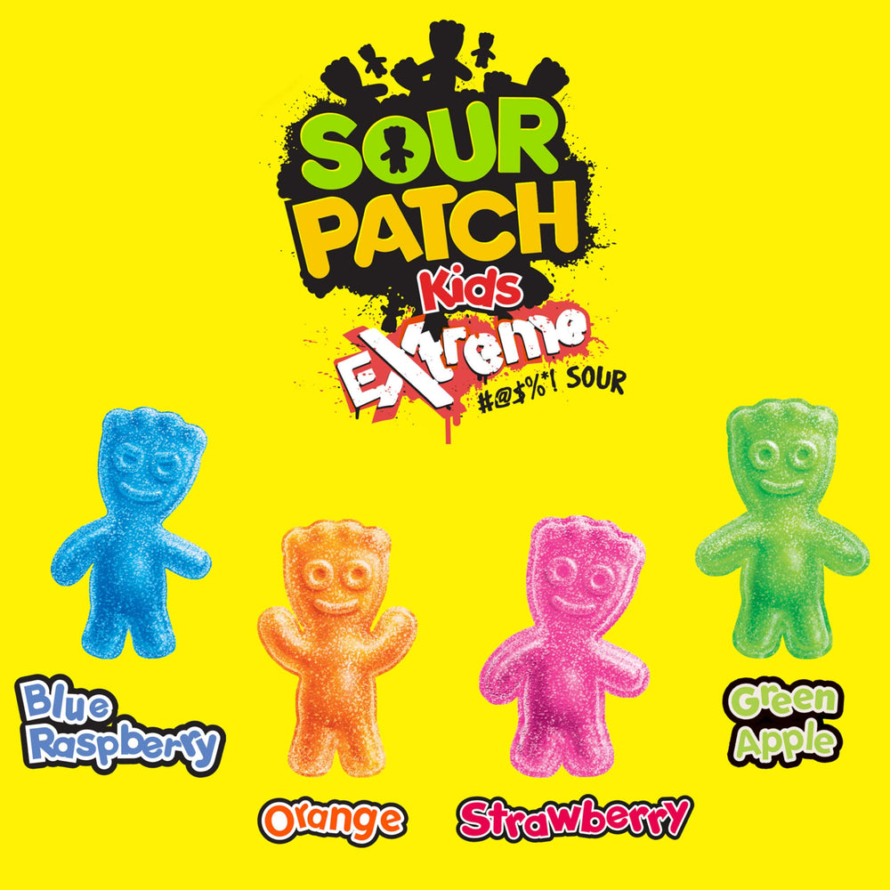 Sour Patch Kids formas de niños que aportan un toque divertido