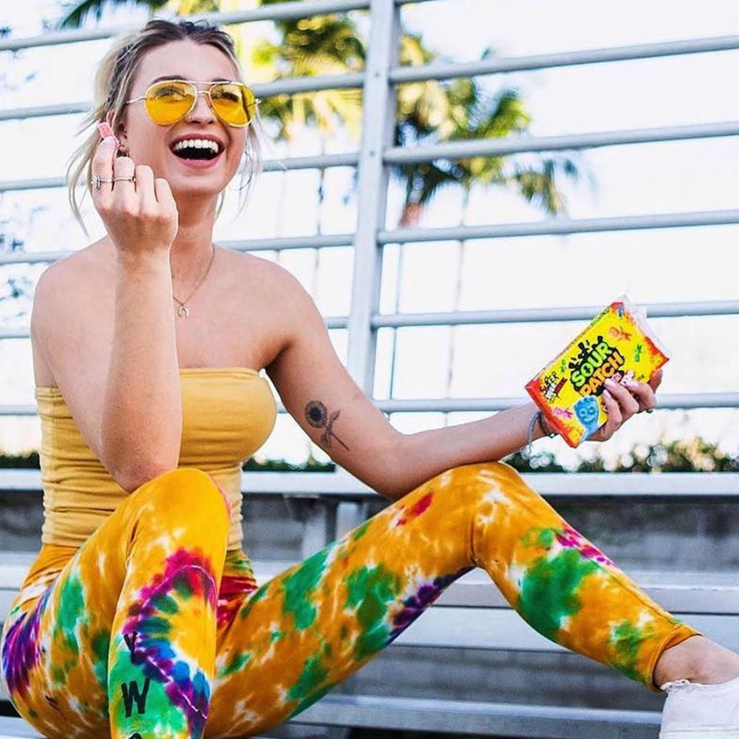 Sour Patch Kids surtido de sabores que muestra la variedad frutal