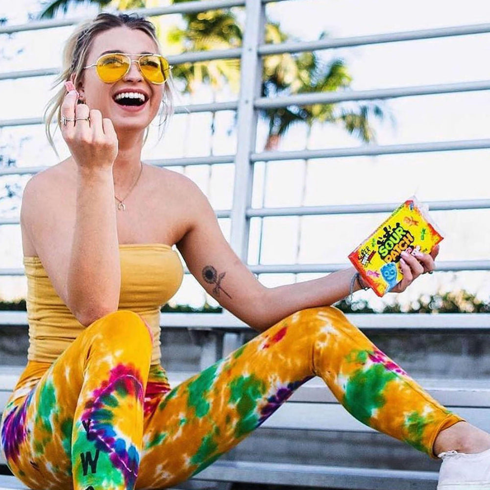 Sour Patch Kids surtido de sabores que muestra la variedad frutal
