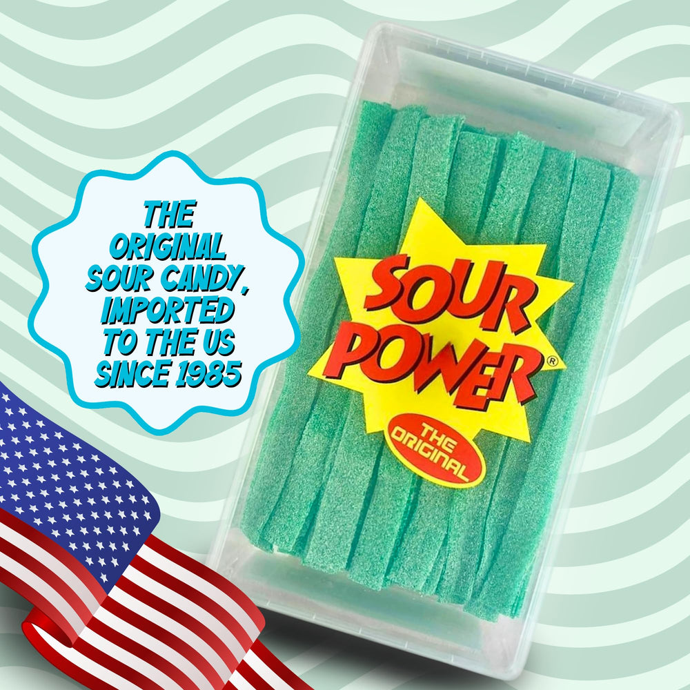 Sour Power cintas servidas en fiesta ofreciendo sabor intenso y diversión