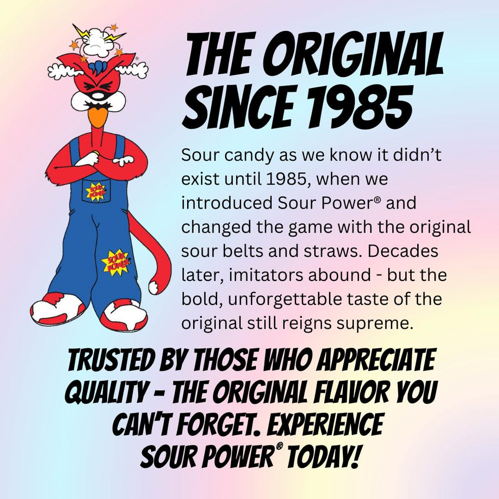 Sour Power primer plano de la gama de colores Quattro, atractivo visual