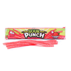 Sour Punch pajilla en vaso demostrando uso para bebidas frías