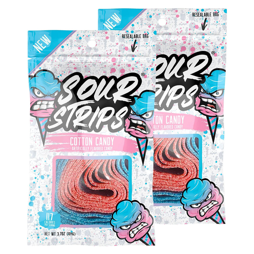 SOUR STRIPS ambientación de fiesta con cintas como snack compartido