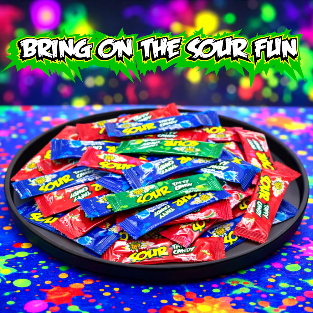 SOURZAP botes con barras para fiesta ideal como relleno de piñatas