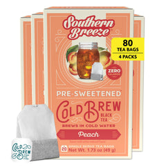 Southern Breeze frente del empaque mostrando el pack y beneficios sin azúcar
