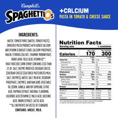 SpaghettiOs primer plano de pasta en forma de O mostrando textura apetitosa