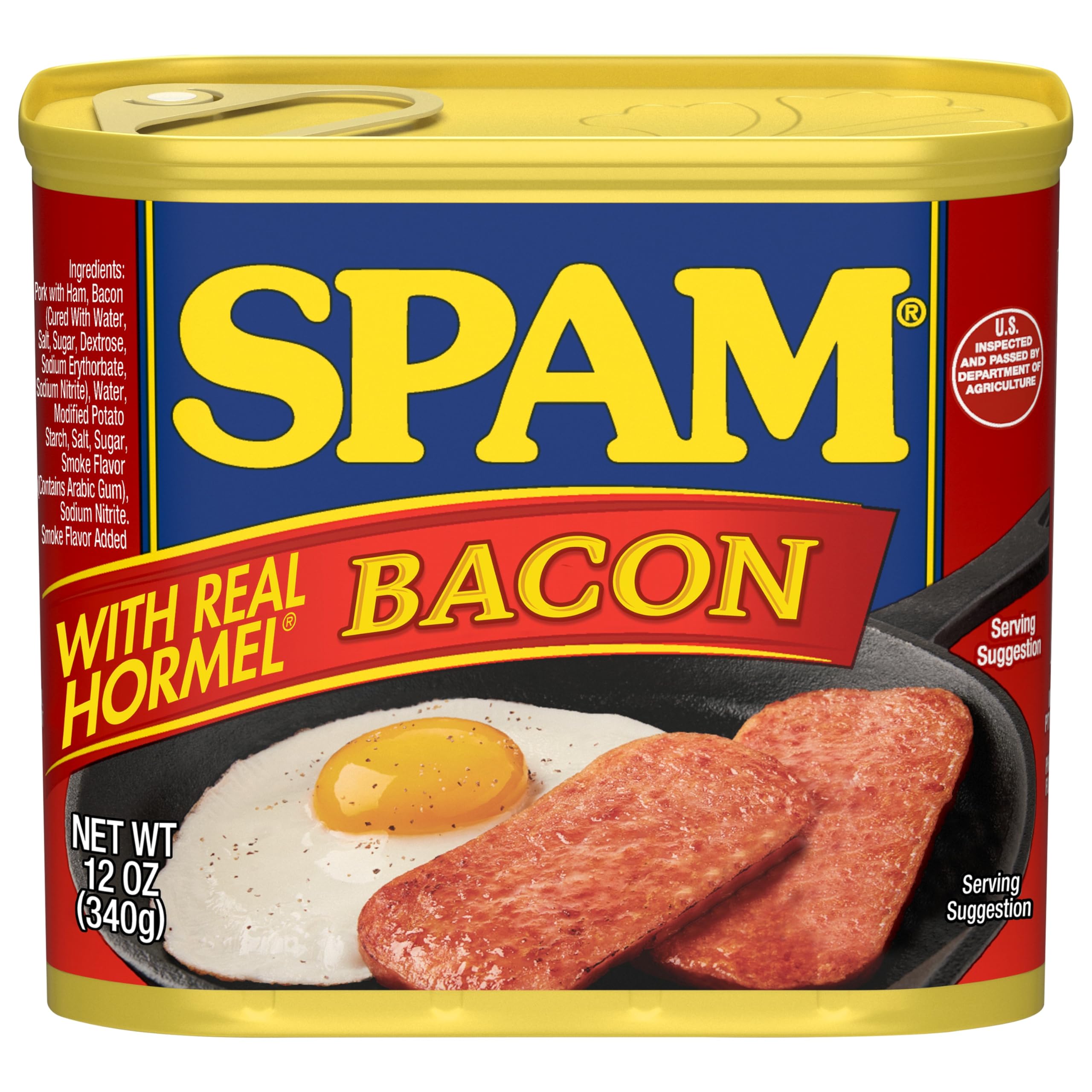 SPAM en sartén dorándose para preparación rápida