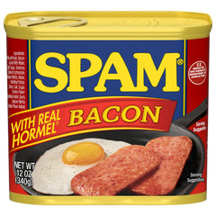 SPAM en sartén dorándose para preparación rápida