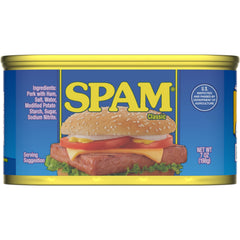 SPAM lata frontal paquete de 12, beneficio: conservación práctica