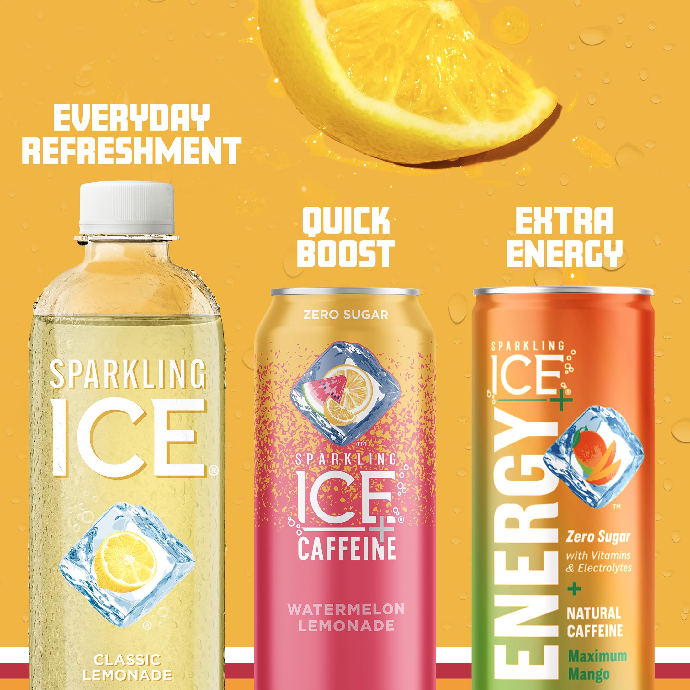Sparkling Ice en ambiente veraniego junto a un vaso, sugiere disfrute social y bajo calorías