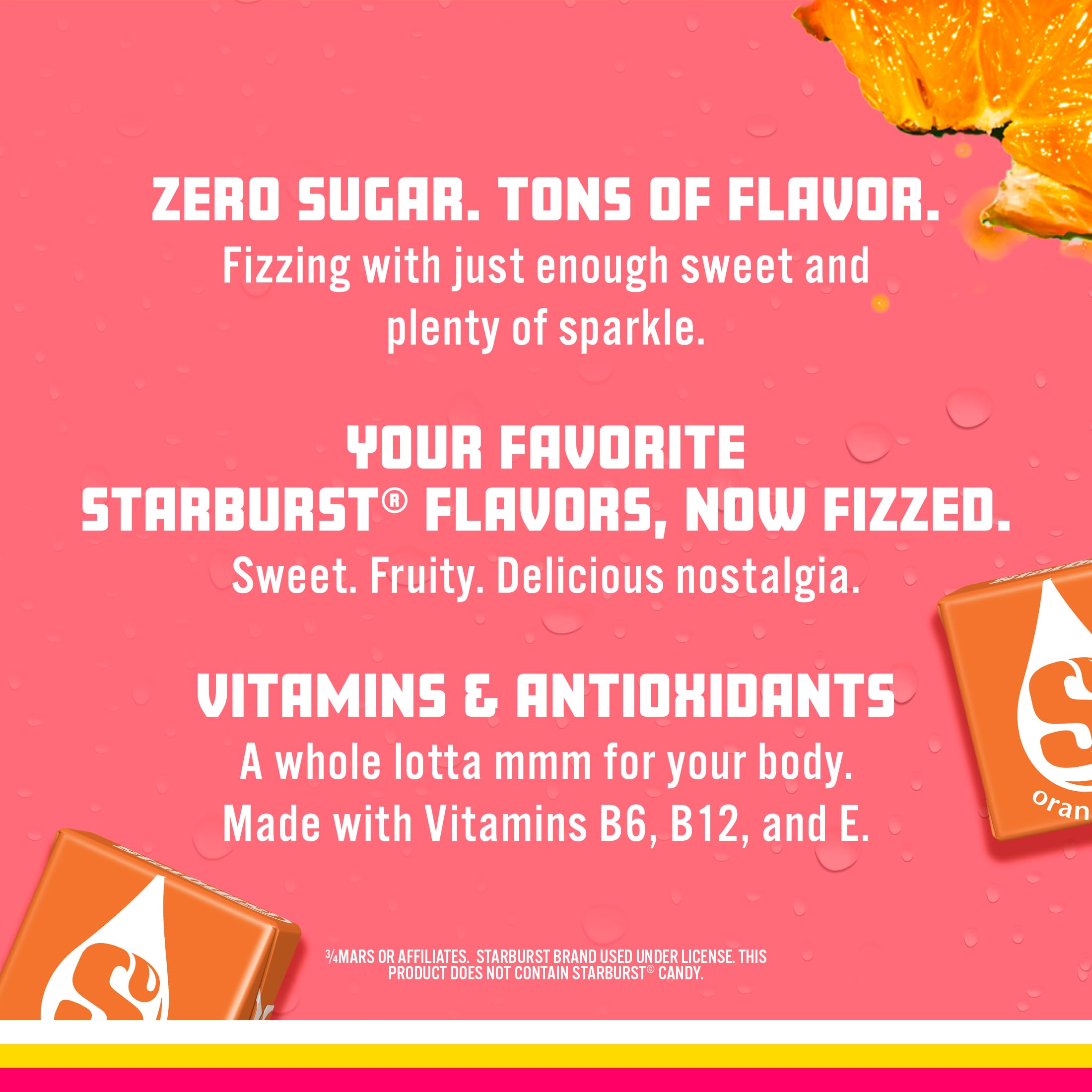 Sparkling Ice etiqueta con vitaminas y antioxidantes en la botella