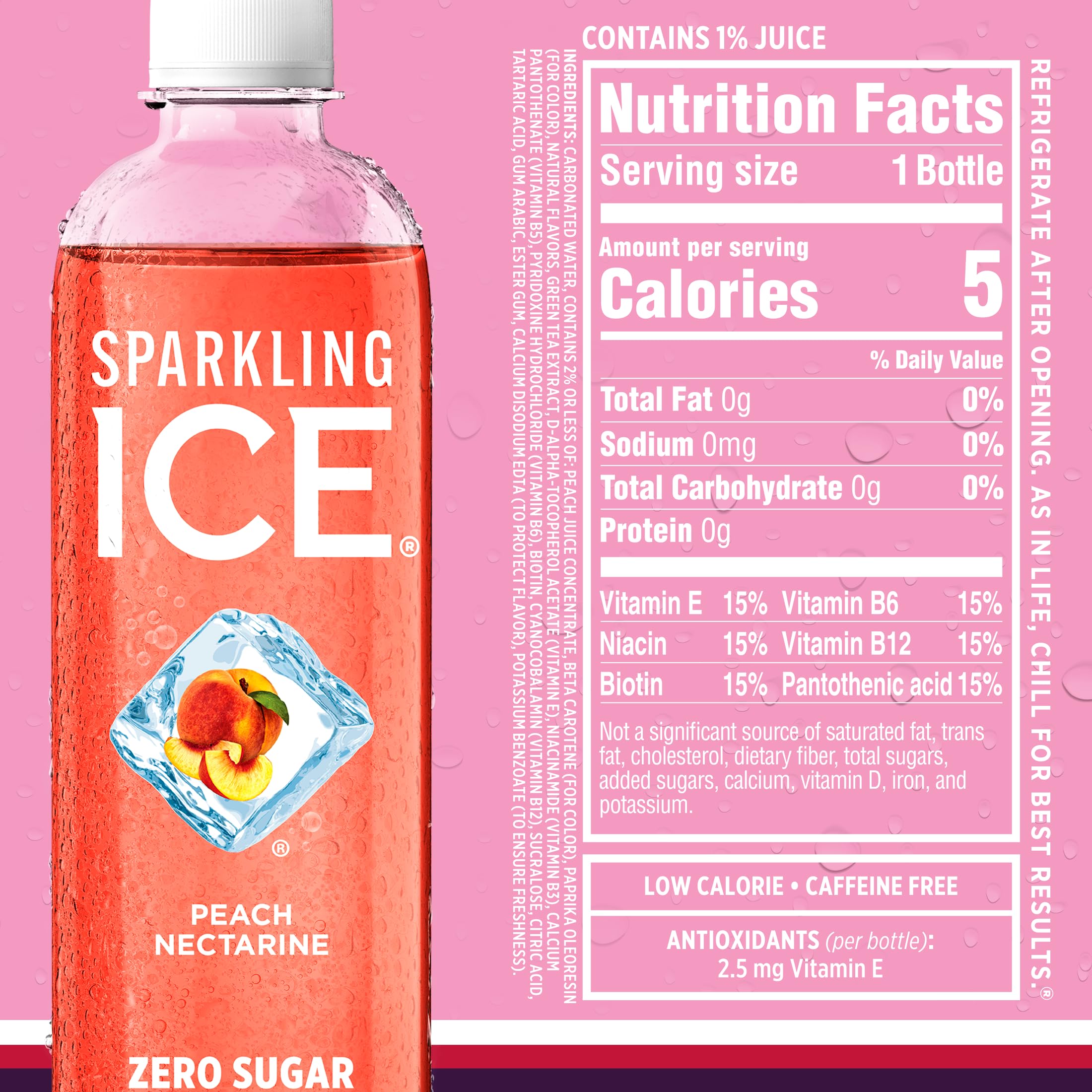 Sparkling Ice pack en alacena estilo de vida para reuniones y hogar