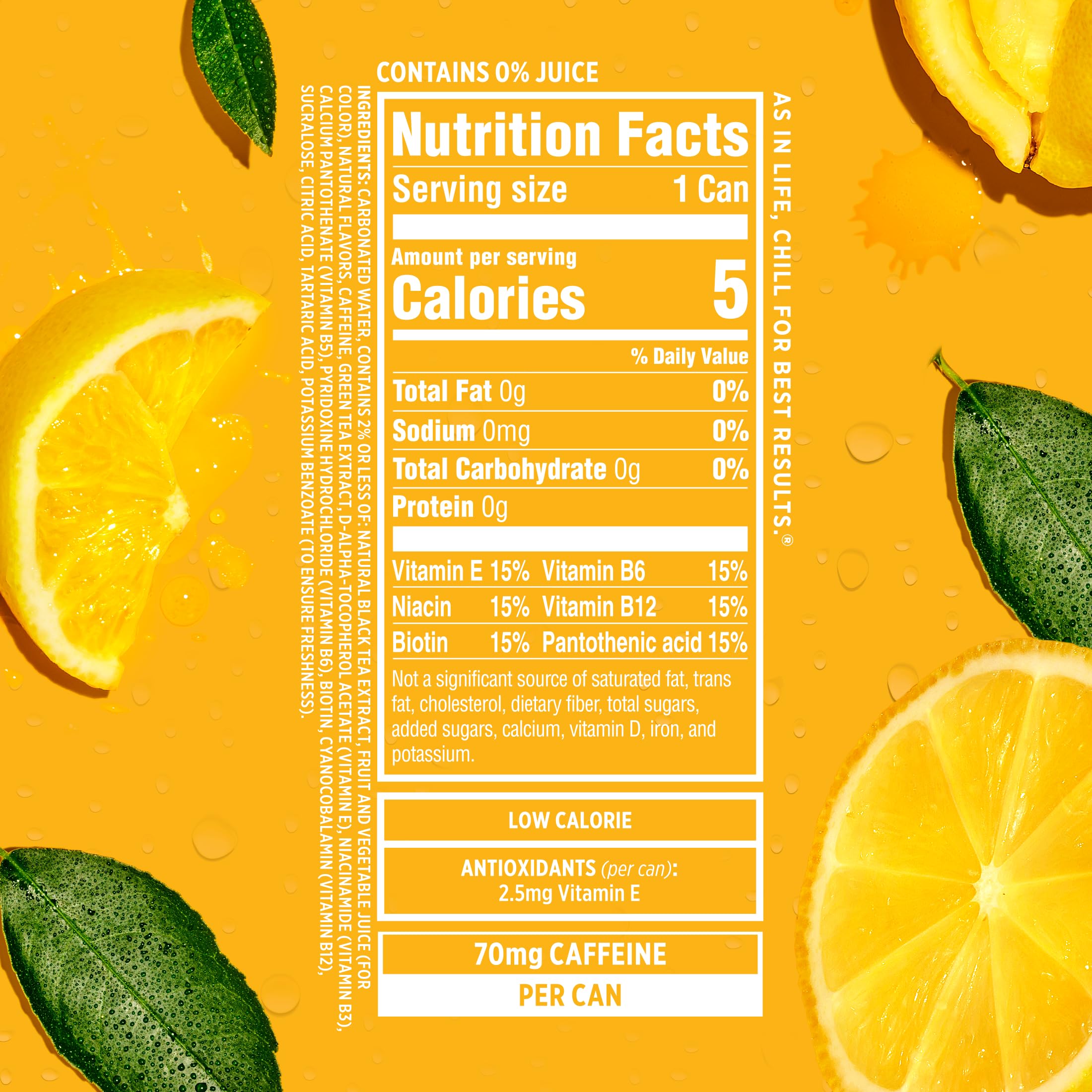 Sparkling Ice detalle de la lata con diseño y ingredientes visibles