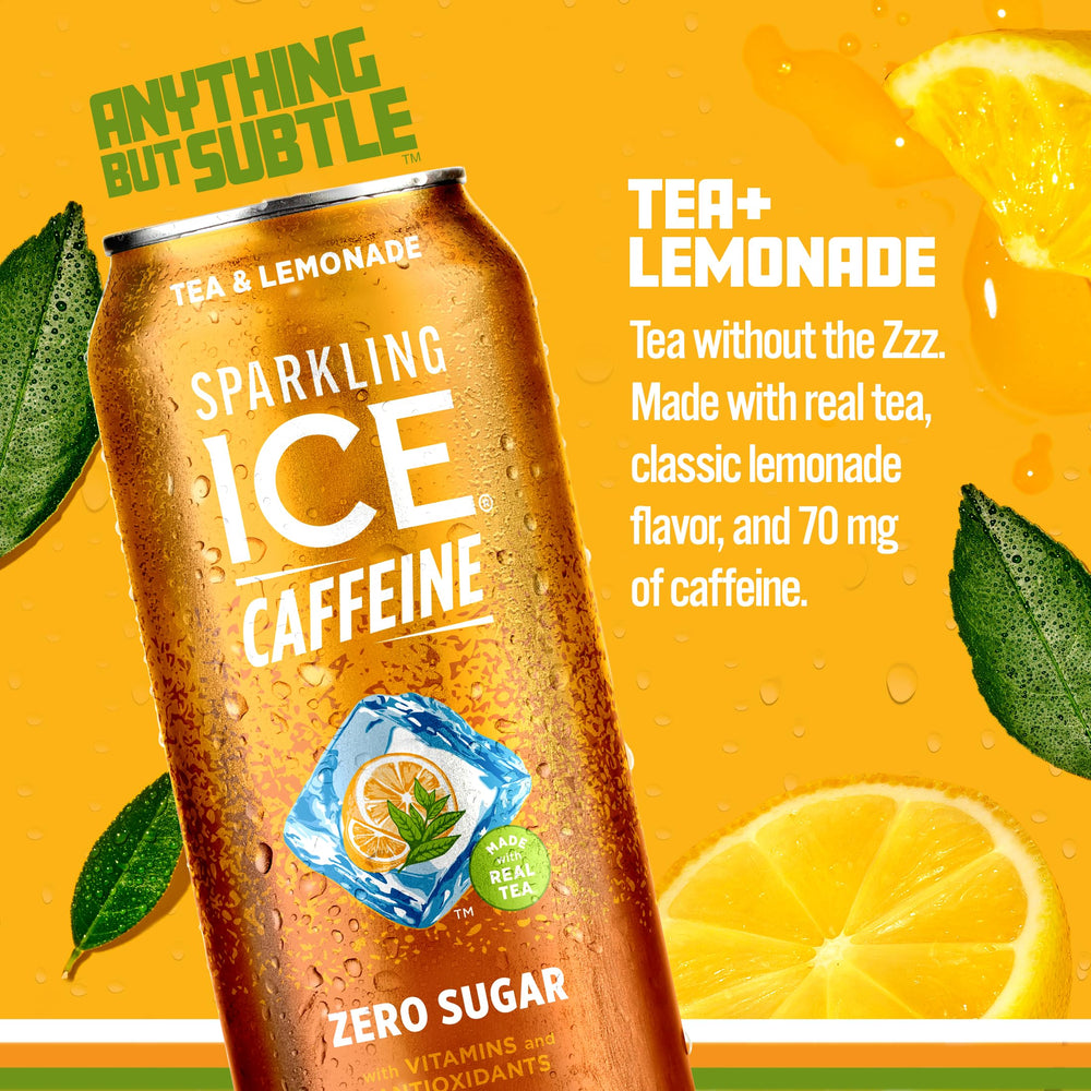Sparkling Ice burbujas en bebida resaltando sensación refrescante