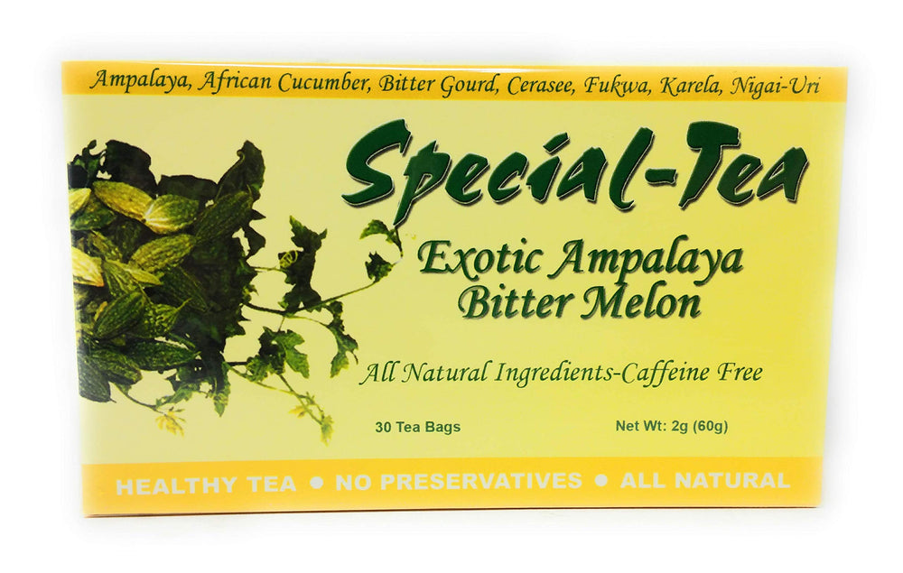 Special Tea frente del empaque mostrando 30 bolsitas y etiqueta clara