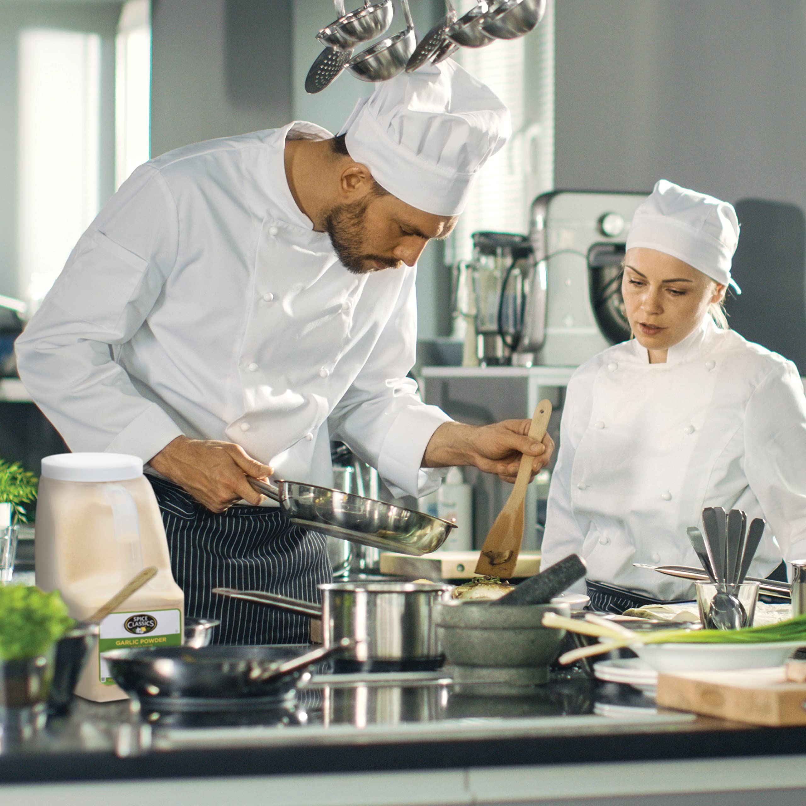 Spice Classics etiqueta kosher y detalle de ingredientes transparente