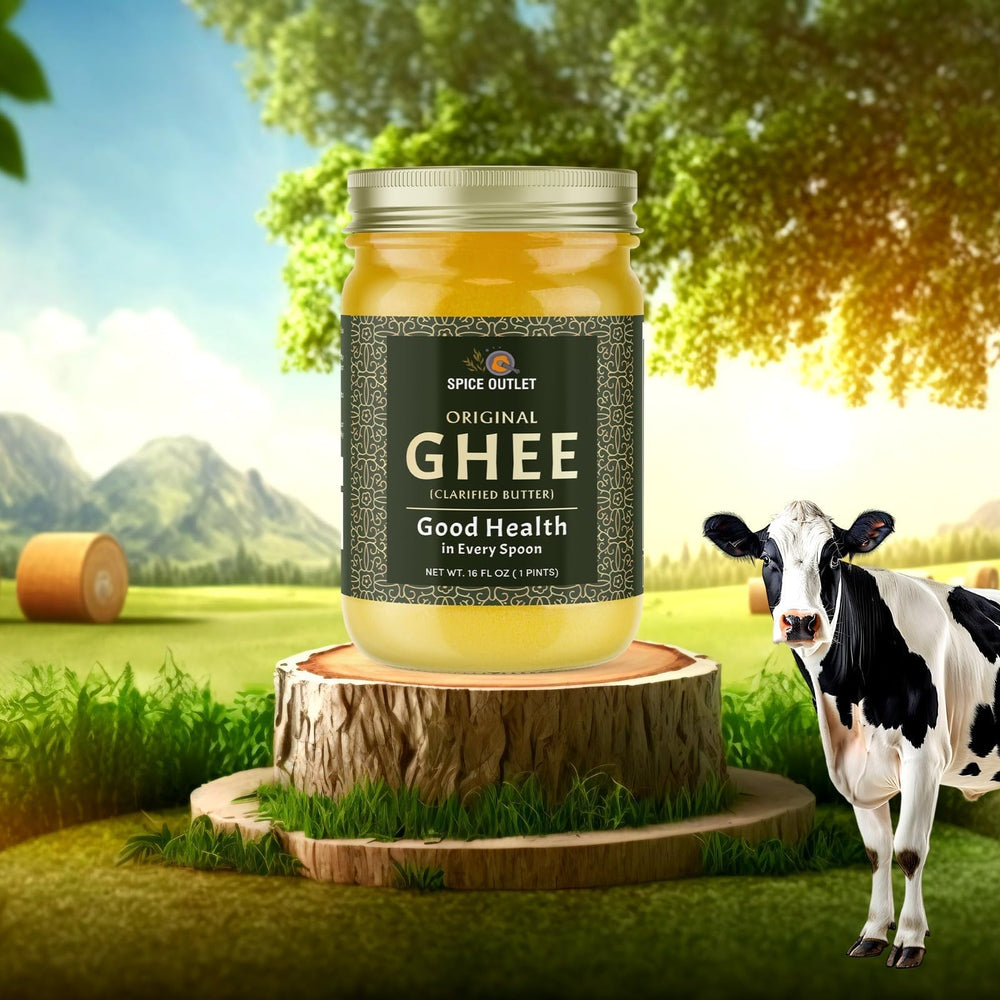 SPICE OUTLET cucharada de ghee sobre tostada, aporta sabor y untuosidad