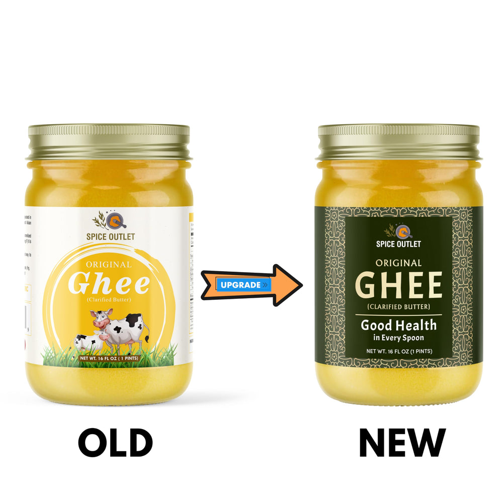 SPICE OUTLET ghee en mesa de desayuno, añade textura y sabor casero