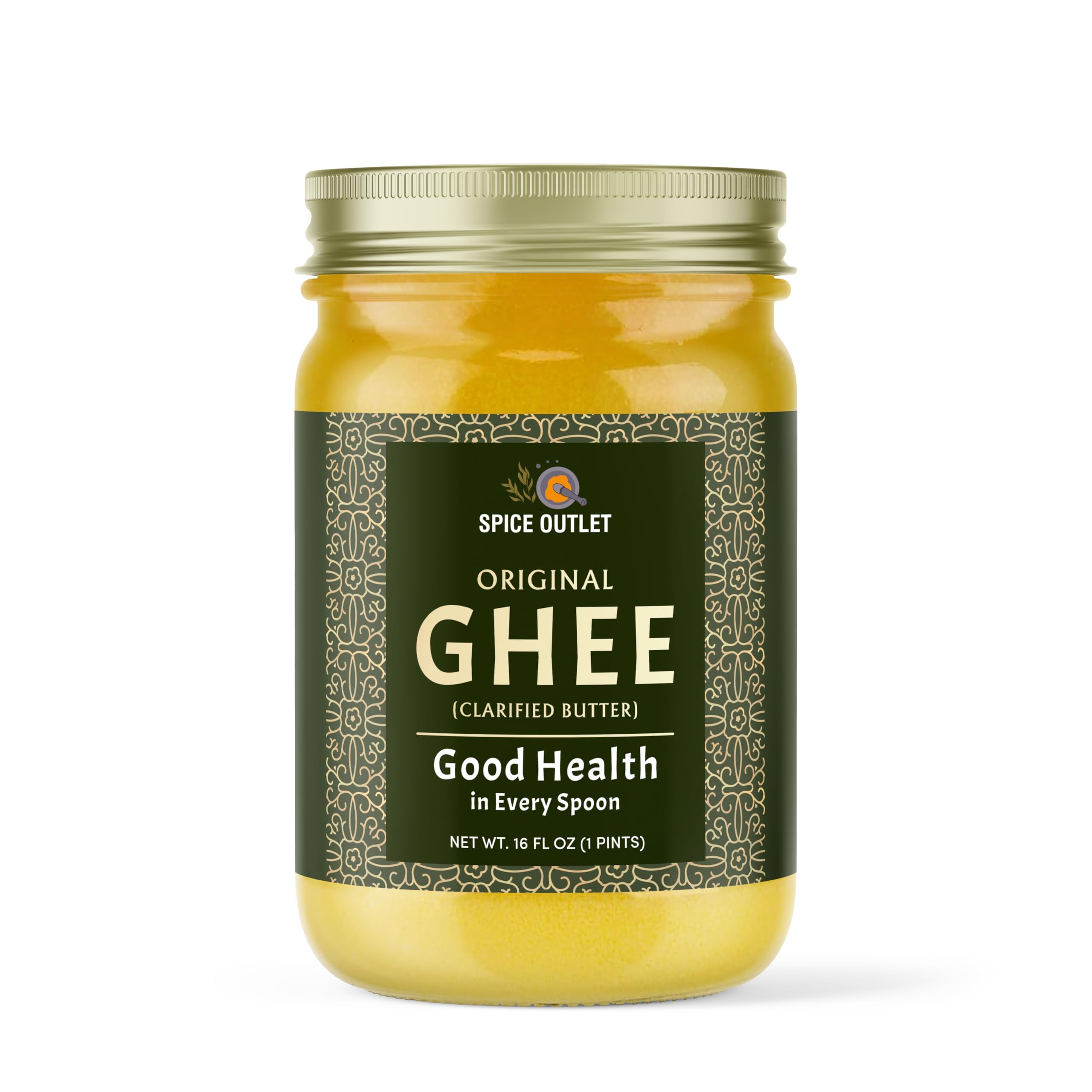 SPICE OUTLET ghee en sartén salteando verduras, evita quemados por alto calor