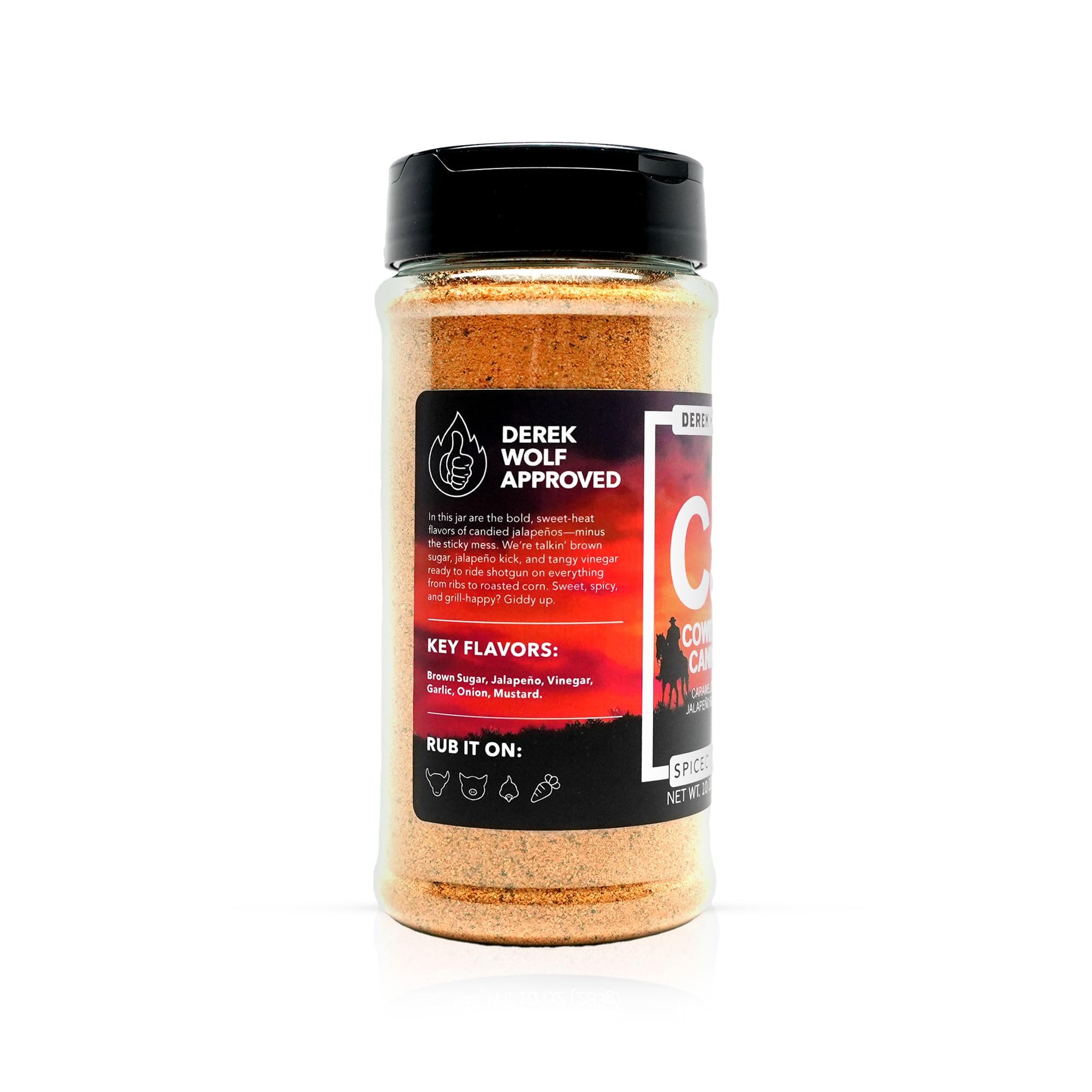 Aplicación del sazonador Spiceology en costilla antes de asar para caramelizar