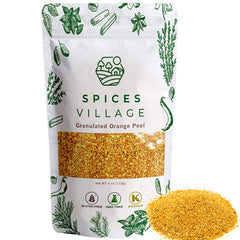 Spices Village paquete frontal mostrando la bolsa resellable y etiqueta