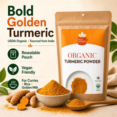SPICY ORGANIC cuchara con polvo dosificado para recetas y control de porciones