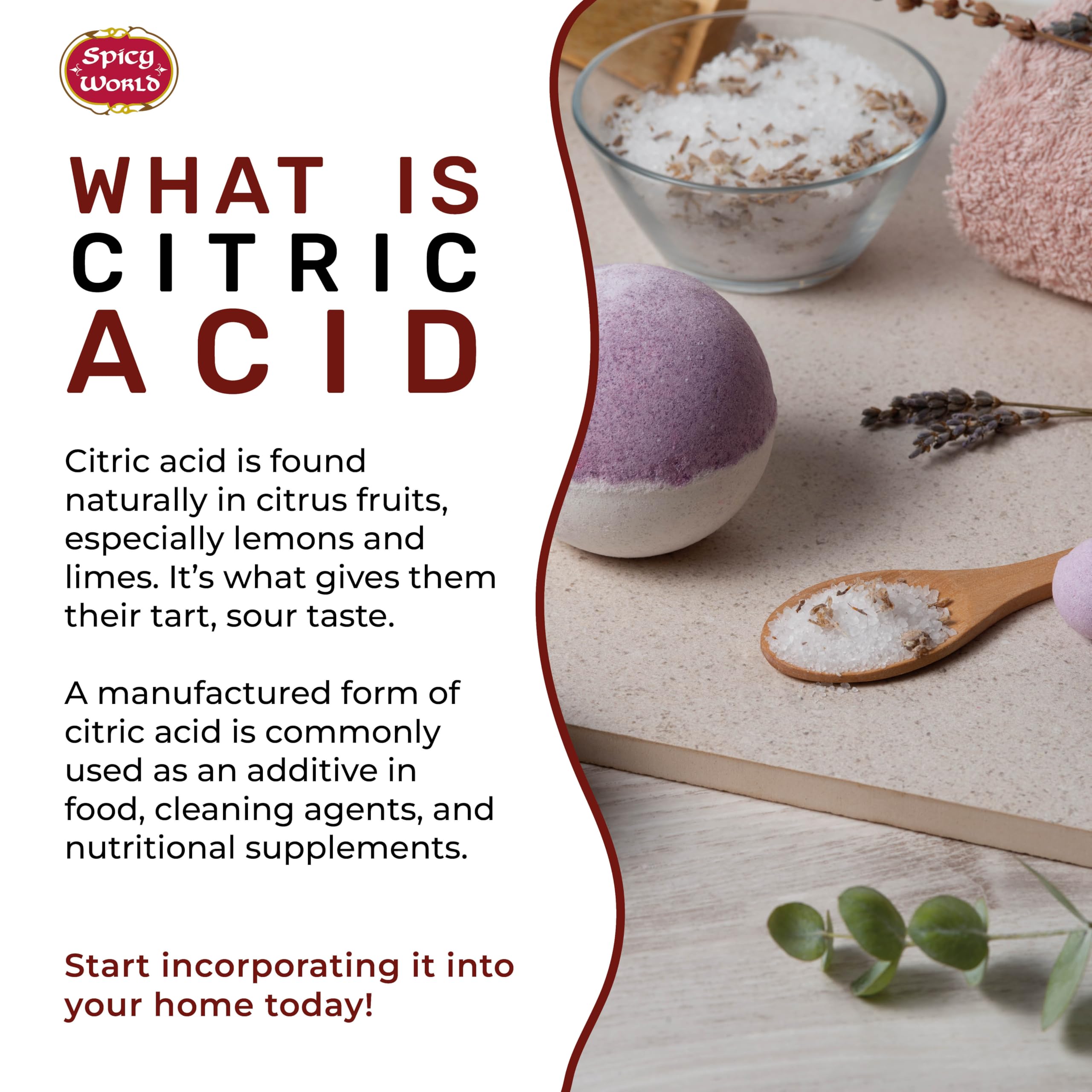 Spicy World usado en cocina para conservar alimentos y ajustar acidez