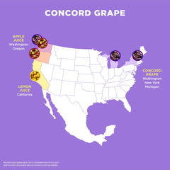 Spindrift uvas Concord frescas que destacan sabor natural