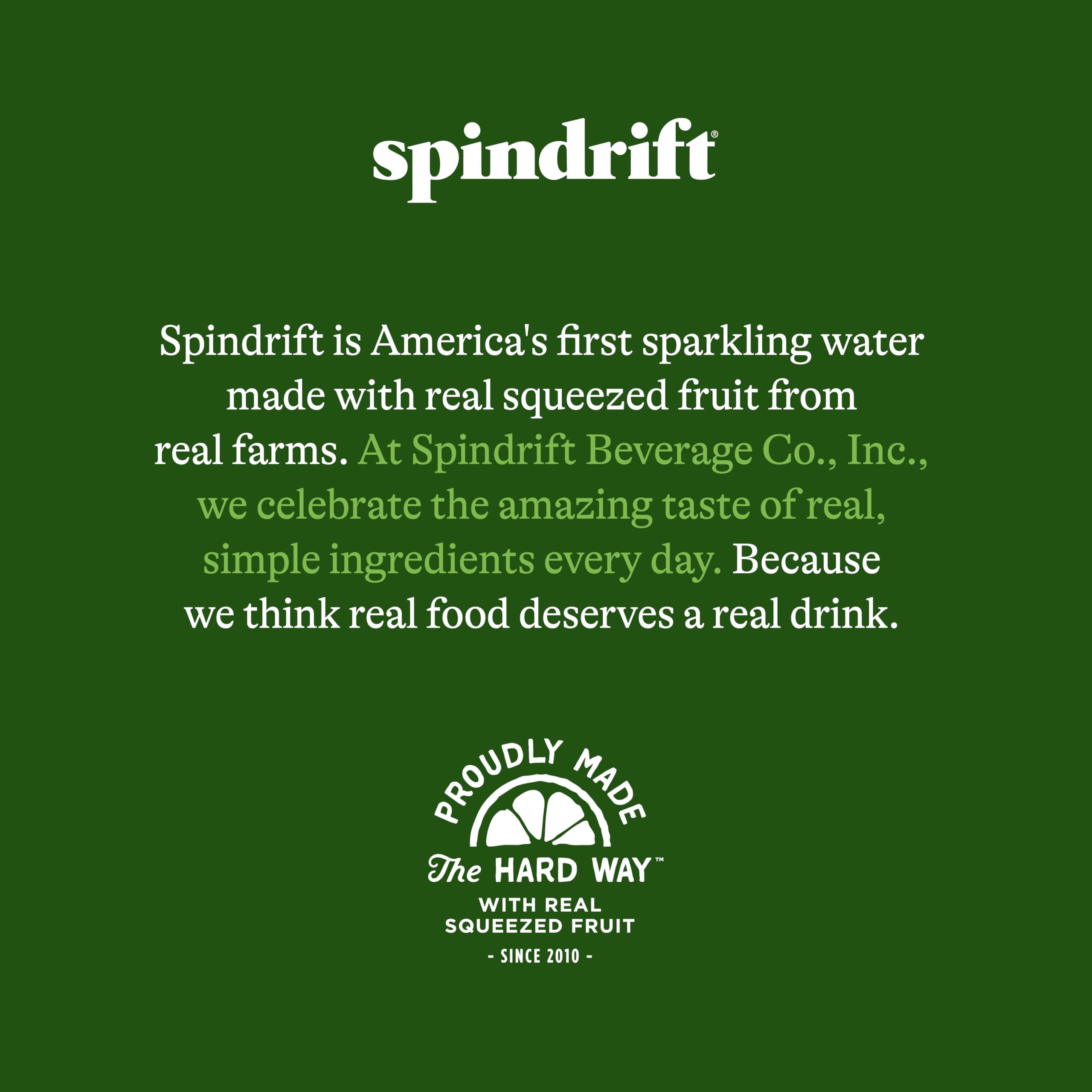 Spindrift pack de 12 abierto mostrando cantidad y almacenamiento
