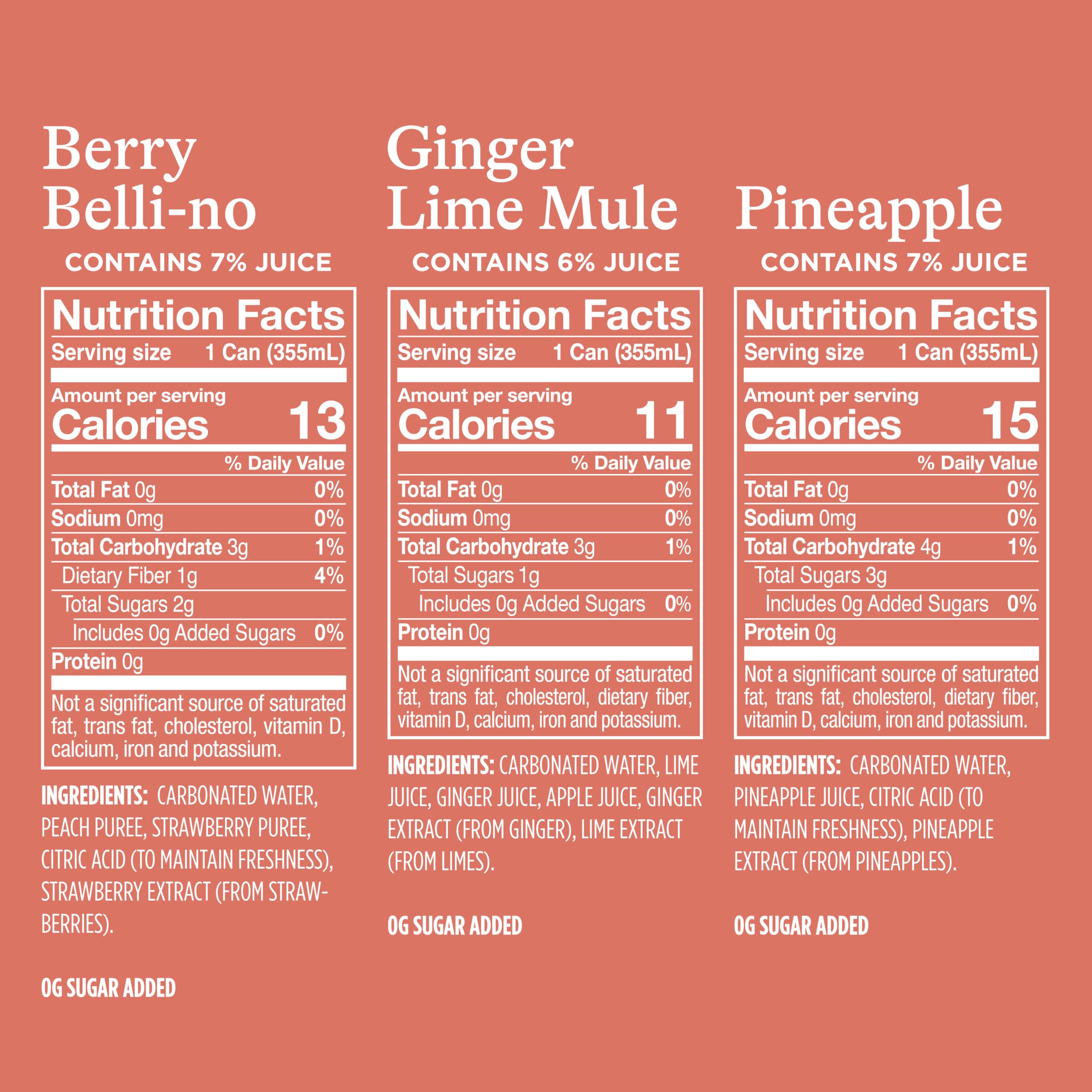 Spindrift Berry Belli-no primer plano que destaca sabor afrutado natural