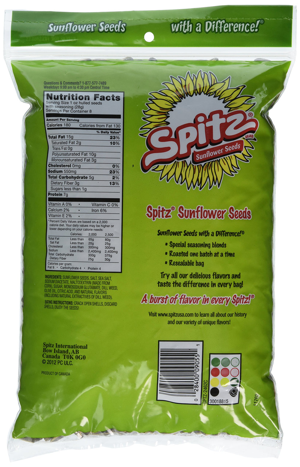 Spitz primer plano de semillas crujientes resaltando textura apetitosa