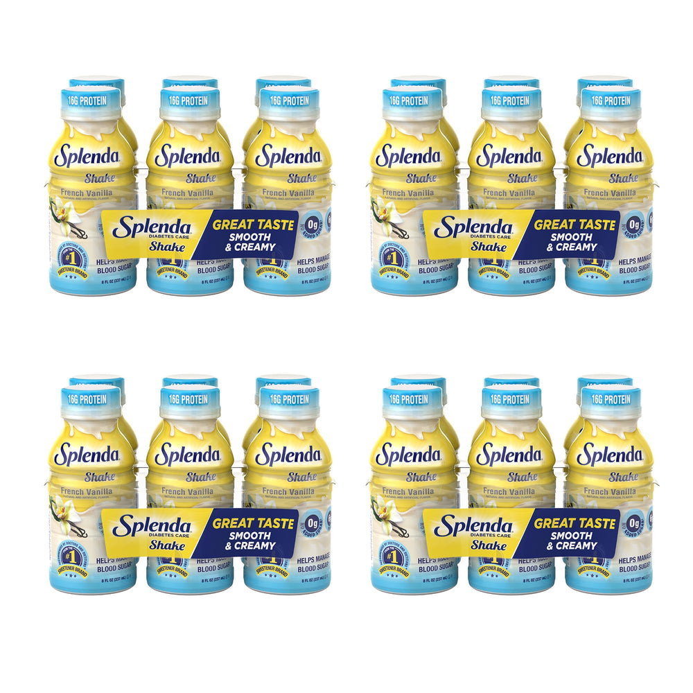 SPLENDA botella frontal Vainilla Francesa con información visible y fácil identificación
