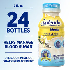 SPLENDA etiqueta de ingredientes mostrando proteínas y sin azúcares añadidos